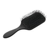 Unique Bargains 1 Pcs Paddle Hair Brush Barber Brush Tools for Men and Women Styling Comb for Curly Wavy Hair Black
