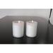 HG Global 12 Piece Frosted Glass Unscented Votive Candle Set Paraffin in White | 2.17 H x 2.68 W x 2.17 D in | Wayfair G45653ON-1