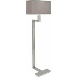 147G-Robert Abbey Lighting-Doughnut - 2 Light Floor Lamp-53.25 Inches Tall and 12 Inches Wide-Antique Silver Finish
