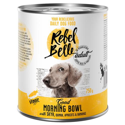 12 x 750 g Sparpaket Adult Good Morning Bowl - veggie Rebel Belle Hundefutter nass