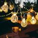 The Holiday Aisle® Indoors & Outdoors Solar Bubble Light 50 Lights - Color Light in White | 3 H x 255.6 W x 3 D in | Wayfair