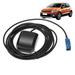 Tohuu GPS Navigation Antenna GPS Navigation Antenna with SMA FAKRA-C Male Connector for Car Stereo Head Active GPS Navigation Antenna with FAKRA-C SMA Male Connector 28dB Gain useful