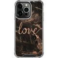 Skinit Hearts Love Rose Gold Black iPhone 14 Pro Clear Case