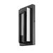 Orren Ellis Castlevale Aluminum LED Wall Light Aluminum/Glass/Metal in Black/Gray/White | 12.5 H x 5.5 W x 3 D in | Wayfair