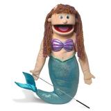 25 Mermaid Peach Girl Full Body Ventriloquist Style Puppet