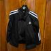 Adidas Matching Sets | Adidas Classic Black White Tracksuit Set 3t Boys 2pc Outfit Jacket | Color: Black/White | Size: 3tb