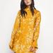 Free People Dresses | Free People Aries Golden Backless Mini Dress | Color: Gold/Orange | Size: S