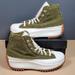 Converse Shoes | Converse Run Star Hike Hi Shoes Womens Size 9.5 Sneaker Green Moss White 573197c | Color: Green | Size: 9.5