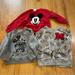 Disney Shirts & Tops | Euc Disney Mickey Mouse Graphic Sweatshirt: Set Of 3 Sz 5t | Color: Cream | Size: 5tb