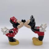 Disney Dining | Disney Kissing Mickey And Minnie Salt And Pepper Shaker | Color: Black/Red | Size: Os