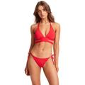 SEAFOLLY Damen Bikinihose Seafolly Collective Hipster Tie Side, Größe 40 in Rot