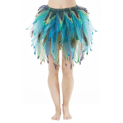 buttinette Tüllrock Pfau
