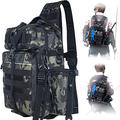 BLISSWILL Fishing Backpack Outdoor Tackle Bag Large Fishing Tackle Bag Water-Resistant Fishing Backpack with Rod Holder Shoulder Backpack