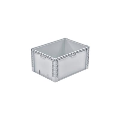 PROREGAL Euro-Norm Großbehälter | HxBxT 42x60x80cm | 168 Liter | Verstärkter Boden | Grau | Eurobehälter, Transportbox, Transportbehälter Image