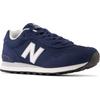 Sneaker NEW BALANCE "ML 515", Gr. 45,5, blau (navy, weiß), Leder, Textil, sportlich, Schuhe