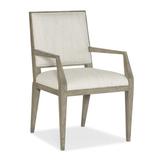 Hooker Furniture Linville Falls Arm Chair Wood/Upholstered/Fabric in Gray | 35.75 H x 23 W x 24 D in | Wayfair 6150-75500-85