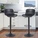 Latitude Run® Adjustable Height Stool Plastic/Acrylic/Metal in Black | 17.32 W x 17.72 D in | Wayfair 4ADEB8628B264D28A80100F34F096528