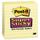 Post-it Notes Super Sticky Pads In Canary Yellow, Note Ruled, 4&quot; X 4&quot;, 90 Sheets/pad, 6 Pads/pack ( MMM6756SSCY )