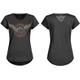 Rokker Wings Damen T-Shirt, schwarz, Größe XS