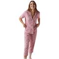 Women'secret Damen Schlafanzug, Baumwolle, Minnie Maus Pyjamaset, Rosa, XL