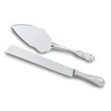 Curata Silver-Plated Cake Knife and Server Set