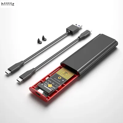 Boîtier de disque dur SSD M2 vers USB de type C NVcloser PCIE NGFF SATA M + B