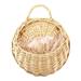 Wall Fence Hanging Planter Handmade Rattan Basket Hand Made Wicker Rattan Flower Basket Flower Pots Hanger Garden Decoration Indoor Outdoor Watering Hanging Baskets