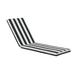 Outdoor Lounge Chair Cushion Replacement Patio Funiture Seat Cushion Chaise Lounge Cushion Black White