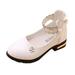Girl Shoes Small Leather Shoes Single Shoes Children Dance Shoes Girls Performance Shoes High Top Wedges for Girls Girl Wedges Size 4