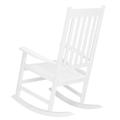 EasingRoom Rocking Chair Solid Wooden Frame Outdoor & Indoor Rocker