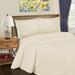 BNM Solid Cotton Blend Duvet Set Full/ Queen Ivory