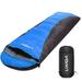 Lixada Sleeping Bag for Adults Boys and Girls 4-Season Camping Warm Sleeping Bag Waterproof with Storage Bag for All Season Camping Hiking Travel Outdoor Adventure