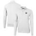 Men's Cutter & Buck White Utah State Aggies Big Tall Virtue Eco Pique Recycled Quarter-Zip Pullover Top