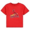 Infant Red St. Louis Cardinals Team Crew Primary Logo T-Shirt