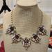 J. Crew Jewelry | J. Crew Aqua, Maroon, And Peach Jeweled Statement Necklace New!!! | Color: Gold | Size: Os