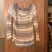 Free People Sweaters | Free People Loose Knit Sweater- Size M | Color: Gray/Tan | Size: M