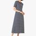 Kate Spade Dresses | Kate Spade Stripped Tee Shirt Maxi Dress. | Color: Blue/White | Size: Xs