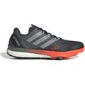 Adidas Terrex Speed Ultra Trail Running Shoes - Men's Black/Matte Silver/Solar Red 65US HR1119-6-5