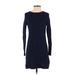 Old Navy Casual Dress - Sweater Dress: Blue Dresses - Women's Size Small