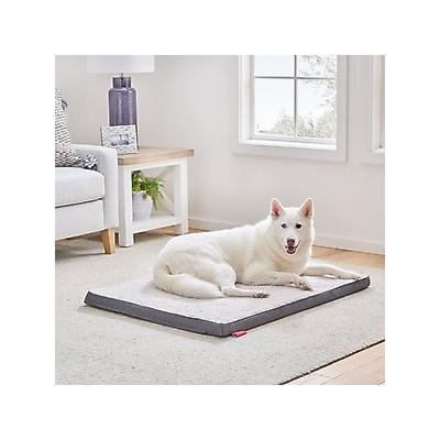 Brindle 2-in Orthopedic with Machine Washable Cover Dog & Cat Bed, Gray, Large