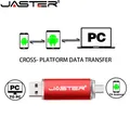 JASTER-Clé USB OTG 2.0 avec logo personnalisé gratuit lecteur flash rapide pour Android et PC plus