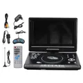 Lecteur DVD Portable pour maison et voiture 9.8 pouces VCD CD jeu TV adaptateur Radio USB prend