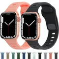 Bracelet sport en Silicone pour Apple Watch pour Apple Watch Ultra 49mm 8 7 45mm 41mm iWatch série