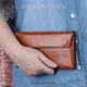 Pochette Personnalisée avec Nom pour Femme Portefeuille Long en Cuir Grande Capacité Porte-Cartes