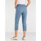 3/4-Jeans CASUAL LOOKS Gr. 40, Normalgrößen, blau (blue, bleached) Damen Jeans Caprihosen 3/4 Hosen
