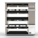 Merco Savory MHG42SSB1N MercoEco 19 1/5"W Freestanding Warming Unit w/ (4) Shelves & (8) Trays - 120v, Timer Bars, Stainless Steel