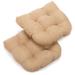 19-inch U-Shaped Microsuede Chair Cushion (Set of 1, 2, or 4)