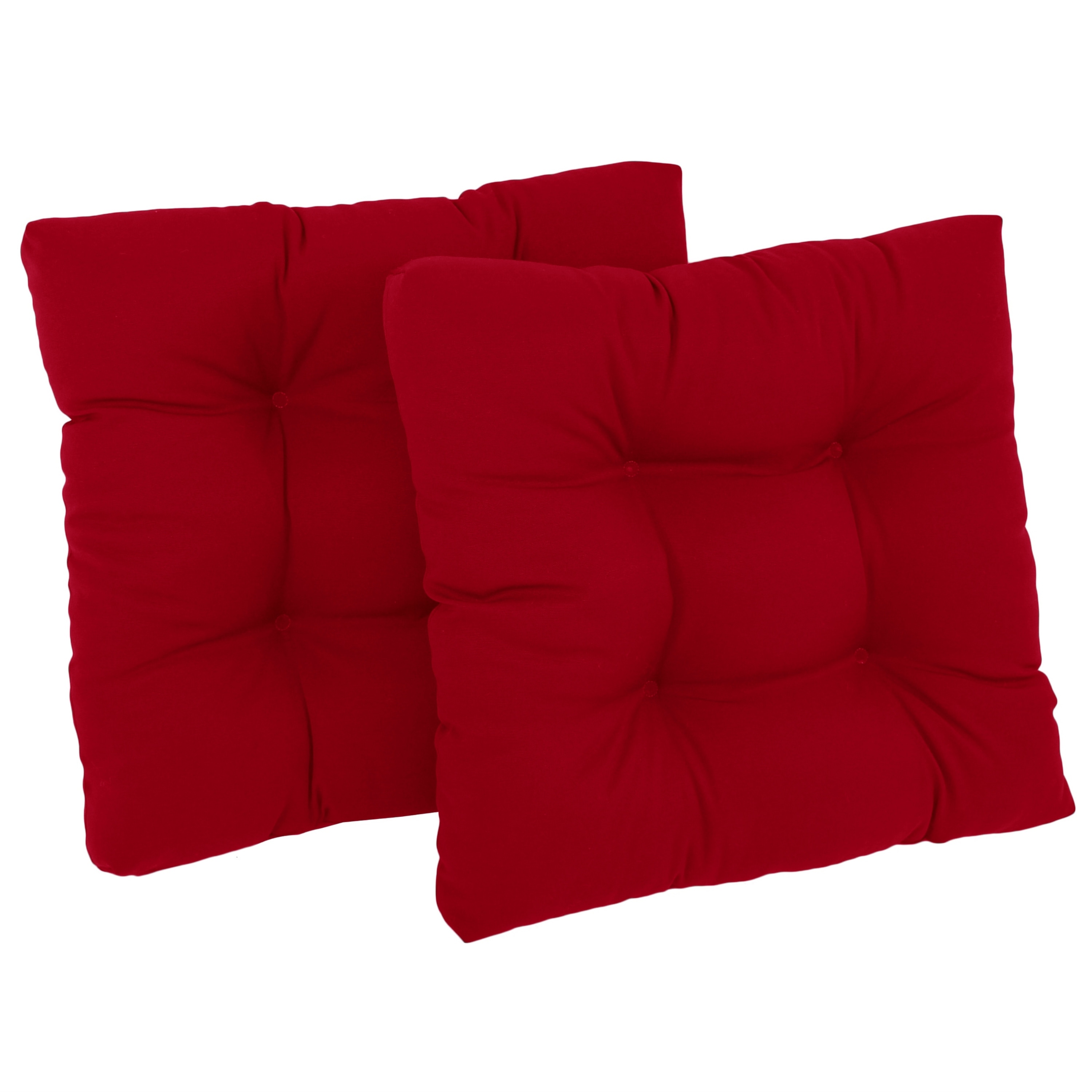 19-inch Twill Square Chair Cushion (Set of 1, 2, or 4) - 19
