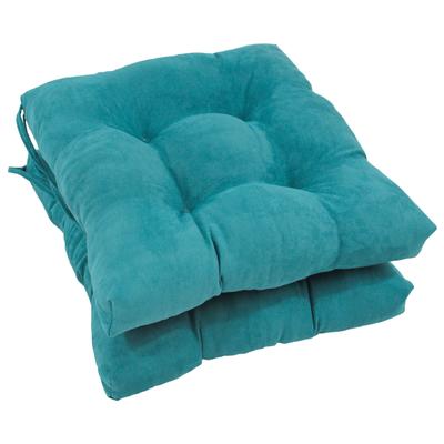 16-inch Square Indoor Microsuede Chair Cushions (Set of 2, 4, or 6)