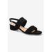 Women's Ellison Sandals by Bella Vita in Black Suede (Size 9 M)